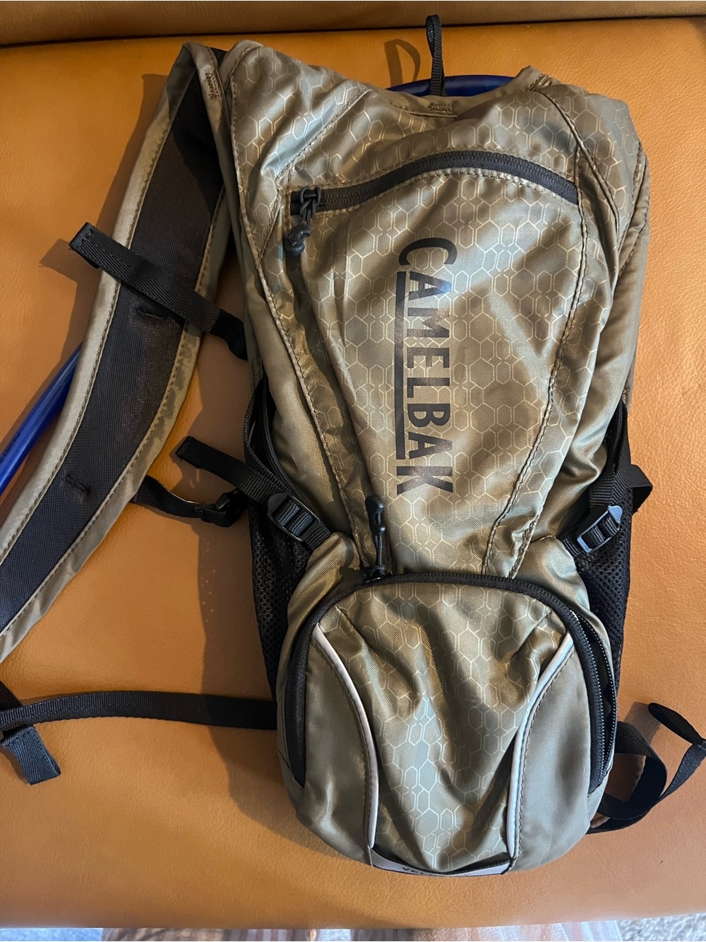 CamelBak Olive/Tan Hydration Pack with Storage Pockets